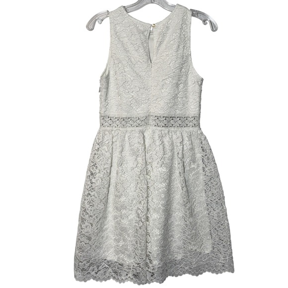 Altar'd State Cottagecore White Lace Sleeveless Fit & Flare Dress Sz M‎ Bridal - Picture 4 of 16